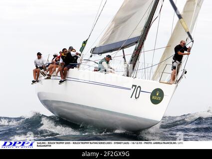 SEGELN - ROLEX TROPHY 2005 - ROLEX TROPHY RATING SERIES 2005 - SYDNEY (AUS) - 16/12/05 - FOTO : ANDREA FRANCOLINI / DPPI RAGAMUFFIN Stockfoto