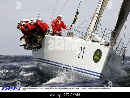 SEGELN - ROLEX TROPHY 2005 - ROLEX TROPHY RATING SERIES 2005 - SYDNEY (AUS) - 17/12/05 - FOTO : ANDREA FRANCOLINI / DPPI FLIRT Stockfoto