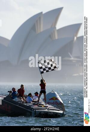MOTORBOOT - SUPERBOAT GRAND PRIX 2008 - SYDNEY (AUS) - 09/03/2008 - FOTO : ANDREA FRANCOLINI / DPPI MARITIMO - PAL VIRIK NILSEN UND TOM BARRY-COTTER SIEGER DES SUPERBOAT GRAND PRIX VON SYDNEY Stockfoto