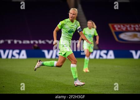 Pernille Harder von VFL Wolfsburg während des UEFA Women's Champions League Finals zwischen VFL Wolfsburg und Olympique Lyonnais am 30. August 2020 im Anoeta Stadion in San Sebastian, Spanien - Foto Antoine Massinon / A2M Sport Consulting / DPPI Stockfoto