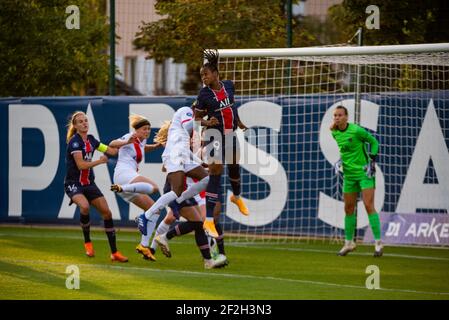 Marie Antoinette Katoto von Paris Saint Germain während der französischen Frauenmeisterschaft D1 Arkema Fußballspiel zwischen Paris Saint-Germain und EA Guingamp am 5. September 2020 im Georges Lefevre Stadion in Saint-Germain-en-Laye, Frankreich - Foto Antoine Massinon / A2M Sport Consulting / DPPI Stockfoto