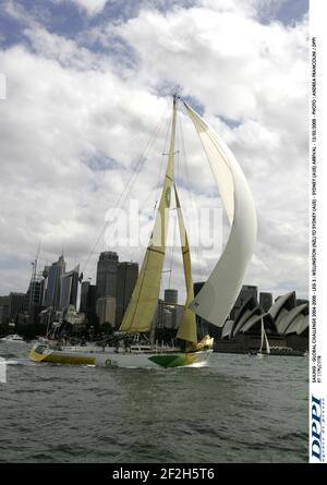 SEGELN - GLOBALE HERAUSFORDERUNG 2004-2005 - ETAPPE 3 : WELLINGTON (NZL) NACH SYDNEY (AUS) - SYDNEY (AUS) ANKUNFT - 13/02/2005 - FOTO : ANDREA FRANCOLINI / DPPI BP EXPLORER Stockfoto