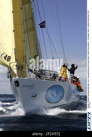 SEGELN - GLOBALE HERAUSFORDERUNG 2004-2005 - ETAPPE 3 : WELLINGTON (NZL) NACH SYDNEY (AUS) - SYDNEY (AUS) ANKUNFT - 13/02/2005 - FOTO : ANDREA FRANCOLINI / DPPI ME TO YOU Stockfoto