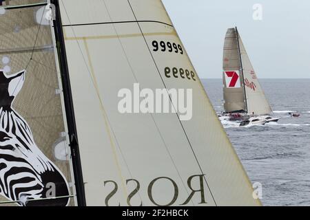 SEGELN - ROLEX SYDNEY NACH HOBART 2010 - START - SYDNEY (AUS) - 26/12/2010 - FOTO : ANDREA FRANCOLINI / DPPI - WILDOATS XI Stockfoto