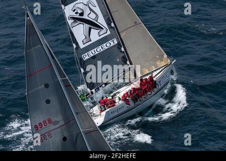 SEGELN - ROLEX SYDNEY HOBART 2012 - START - SYDNEY (AUS) - 26/12/2012 - SYDNEY (AUS) - FOTO ANDREA FRANCOLINI / DPPI - PEUGEOT SURFRIDER Stockfoto