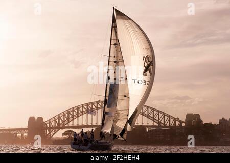 SEGELN - PEUGEOT SURFRIDER - ROLEX SYDNEY HOBART 2012 - SYDNEY (AUS) - 05/12/2012 - FOTO ANDREA FRANCOLINI / DPPI - Stockfoto