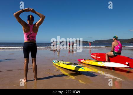 SURF LIFE SAVING - ALLPHONES NEUE SÜDWALE MEISTER UND ERÖFFNET SURF LIFE SAVING CHAMPIONSHIP 2013 - UMINA BEACH (NSW-AUS) - 6 BIS 10/03/2013 - FOTO ANDREA FRANCOLINI / DPPI MEDIEN Stockfoto