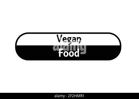 Alternative Diät Stempel Lesen Vegane Lebensmittel Stockfoto