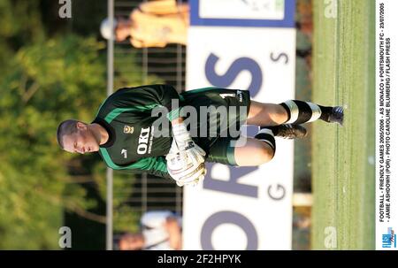 FUSSBALL - FREUNDSCHAFTSSPIELE 2005/2006 - AS MONACO V PORTSMOUTH FC - 23/07/2005 - JAMIE ASHDOWH (POR) - FOTO CAROLINE BLUMBERG / FLASH DRÜCKEN Stockfoto