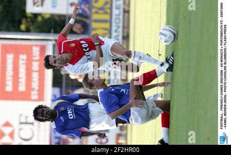 FUSSBALL - FREUNDSCHAFTSSPIELE 2005/2006 - AS MONACO V PORTSMOUTH FC - 23/07/2005 - CAMEL MERIEM (MO) - FOTO CAROLINE BLUMBERG / FLASH DRÜCKEN Stockfoto