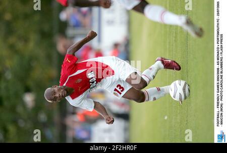 FUSSBALL - FREUNDSCHAFTSSPIELE 2005/2006 - AS MONACO V PORTSMOUTH FC - 23/07/2005 - MAICON (MO) - FOTO CAROLINE BLUMBERG / FLASH DRÜCKEN Stockfoto