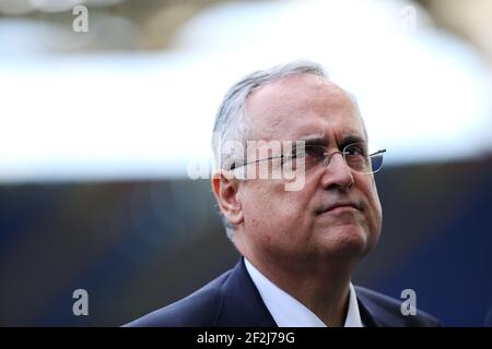 Lazio Vorsitzender Claudio Lotito vor der italienischen Meisterschaft Serie EIN Fußballspiel zwischen SS Lazio und Spal 2013 am 02. Februar 2020 im Stadio Olimpico in Rom, Italien - Foto Federico Proietti / DPPI Stockfoto