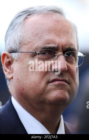 Lazio Vorsitzender Claudio Lotito vor der italienischen Meisterschaft Serie EIN Fußballspiel zwischen SS Lazio und Spal 2013 am 02. Februar 2020 im Stadio Olimpico in Rom, Italien - Foto Federico Proietti / DPPI Stockfoto