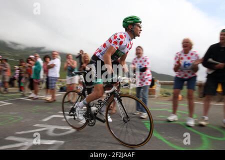 RADFAHREN - TOUR DE FRANCE 2012 - ETAPPE 17 - Blagneres-de-Luchon > Peyragudes (144 km) - 19/07/2012 - FOTO MANUEL BLONDAU / DPPI - TEAM EUROPCAR TEAMRIDER THOMAS VOECKLER AUS FRANKREICH Stockfoto