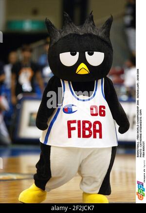 BASKETBALL - FIBA-WELTMEISTERSCHAFT 2006 - SENDAI (JAP) - 20/08/2006 FOTO : CATHERINE STEENKESTE / DPPI FIBA-MASKOTTCHEN Stockfoto