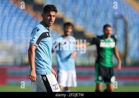 Jony von Latium reagiert während der italienischen Meisterschaft Serie A Fußballspiel zwischen SS Lazio und US Sassuolo Calcio am 11. Juli 2020 im Stadio Olimpico in Rom, Italien - Foto Federico Proietti / DPPI Stockfoto