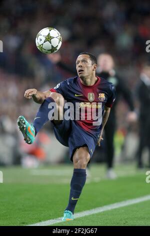 FUSSBALL - UEFA CHAMPIONS LEAGUE 2012/2013 - GRUPPE G - FC BARCELONA / CELTIC GLASGOW - 23/10/2012 - FOTO MANUEL BLONDAU / AOP PRESS / DPPI - ADRIANO Stockfoto