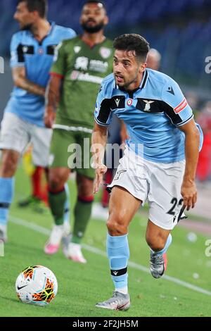 Jony von Latium in Aktion während der italienischen Meisterschaft Serie EIN Fußballspiel zwischen SS Lazio und Cagliari Calcio am 23. Juli 2020 im Stadio Olimpico in Rom, Italien - Foto Federico Proietti / DPPI Stockfoto