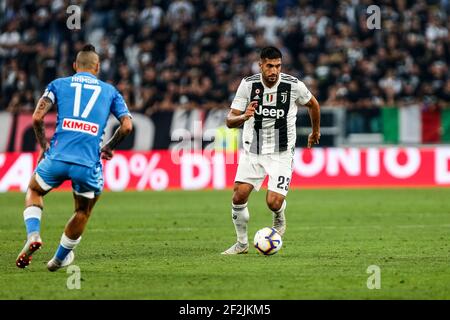 Emre Can von Juventus während der italienischen Meisterschaft, Serie A Fußballspiel zwischen Juventus Turin und Neapel am 29. September 2018 im Giuseppe Allianz Stadion in Turin, Italien - Foto Morgese - Rossini / DPPI Stockfoto