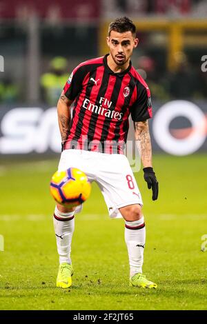 Suso von AC Mailand während der italienischen Meisterschaft Serie EIN Fußballspiel zwischen AC Mailand und Spal am 29. Dezember 2018 im San Siro Stadion in Mailand, Italien - Foto Morgese - Rossini / DPPI Stockfoto