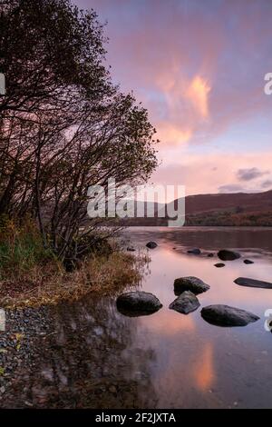 Blick über Ullswater im Lake District, Cumbria, England Stockfoto