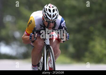 Radfahren - UCI World Tour - Tour de France 2013 - Stufe 17 - Einzelzeitfahren - Embrun - Chorges (32 km) - 17/07/2013 - Foto MANUEL BLONDAU / DPPI - Andre Greipel aus Deutschland und Team Lotto-Belisol Stockfoto