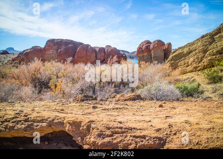 Mit Blick auf Blick auf Sara's Crack Trail Stockfoto