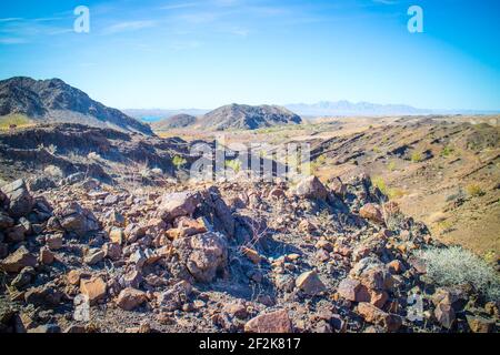 Mit Blick auf Blick auf Sara's Crack Trail Stockfoto