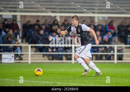 Matthijs de Ligt Juventus FC während der italienischen Meisterschaft Serie A Fußballspiel zwischen Atalanta und Juventus am 23. November 2019 im Gewiss Stadion in Bergamo, Italien - Foto Morgese - Rossini / DPPI Stockfoto