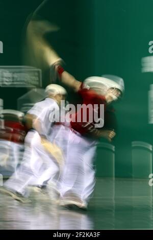 Cesta punta - Jai Alai - Weltmeisterschaft 2013 - Biarritz - Frankreich - Finale 1/2 - 26/08/2013 - Foto Manuel Blondau / AOP-PRESS / DPPI - Illustration Stockfoto