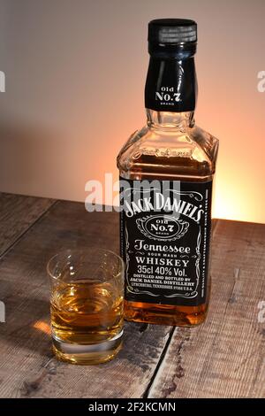 Jack Daniels Whiskey Stockfoto