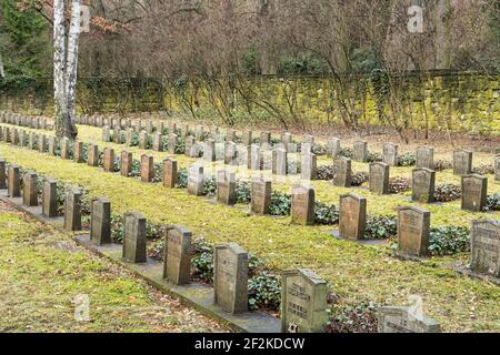 Berlin, jüdischer Friedhof Berlin Weissensee, Ehrenfeld für die im Ersten Weltkrieg verstorbenen jüdischen Soldaten Stockfoto