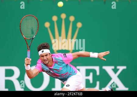 David Ferrer aus Spanien während der ATP Monte-Carlo Rolex Masters 2014, Monaco, am 19. April 2014. Foto Manuel Blondau / AOP PRESS / DPPI Stockfoto