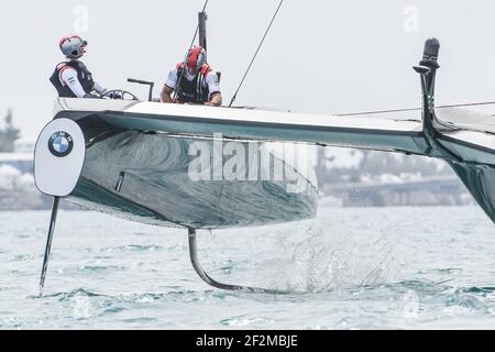 SoftBank Team Japan Skipper von Dean Barker während der Louis Vuitton Americas Cup Qualifiers, Tag 6 des Rennens im Great Sound of Hamilton, Bermuda am 1st. Juni 2017 - Foto Christophe Favreau / DPPI Stockfoto