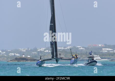 Artemis Racing von Nathan Outteridge während des Louis Vuitton America's Cup Challenger Playoff Halbfinale 4th im Great Sound of Hamilton, Bermuda am 8th. Juni 2017 - Foto Christophe Favreau / DPPI Stockfoto