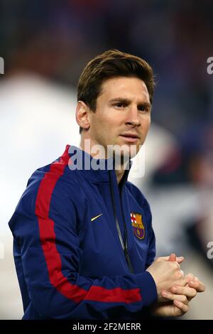 Lionel Messi vom FC Barcelona während des UEFA Champions League Viertelfinales der zweiten Etappe zwischen dem FC Barcelona und Paris Saint Germain am 21. April 2015 im Camp Nou Stadion in Barcelona, Spanien.Foto: Manuel Blondau/AOP.Press/DPPI Stockfoto