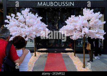 Royal Jump (Chateau de Bertichères) Pressekonferenz in Mauboussin Firma Champs Elysées, am 10. April 2018, in Paris, Frankreich - Foto Christophe Bricot / DPPI Stockfoto