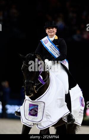 Isabell WERTH (GER) reitet WEIHEGOLD OLD, Weltmeisterin, während des FEI-Weltcupfinals in der Accor Hotel Arena - Avril 11-15, am 14. April 2018 in Paris, Frankreich - Foto Christophe Bricot / DPPI Stockfoto