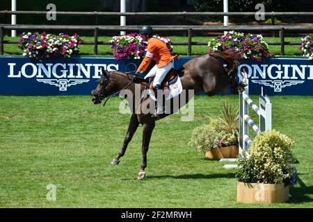 Harrie SMOLDERS (NED) im Don VHP Z beim Longines FEI Nations Cup de France, Wettbewerb des Internationalen Springturnierens von La Baule 2018 (Jumping International de la Baule), am 20. Mai 2018 in La Baule, Frankreich - Foto Christophe Bricot / DPPI Stockfoto