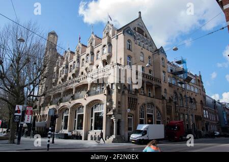 The Cafe Restaurant Hotel American In Amsterdam Niederlande 4-3-2020 Stockfoto