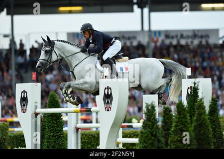 Olivier ROBERT (FRA) mit VANGOG DU MAS GARNIER beim CHIO Aachen, Jumping-Event am 18. Juli 2019 in Aachen, Deutschland - Foto Christophe Bricot / DPPI Stockfoto