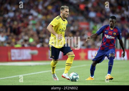 SEAD Kolasinac von Arsenal FC während der Joan Gamper Trophy 2019, Fußballspiel zwischen FC Barcelona und Arsenal FC am 04. August 2019 im Camp Nou Stadion in Barcelona, Spanien. - Foto Manuel Blondau / AOP Press / DPPI Stockfoto