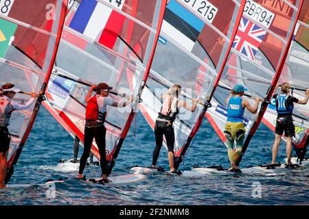 Charline Picon während des ISAF Sailing World Cup Hyères, RSX Women, am 24. April 2015 in Hyere, Frankreich - Foto Christophe Launay / DPPI Stockfoto