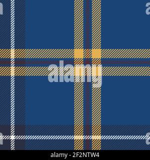 Karo Muster nahtlose Vektor-Illustration. Nautische Plaid für Mode Textil-Design. Stock Vektor