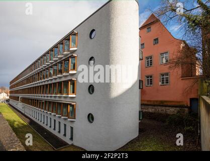 Bistum Rottenburg Stuttgart, Rückansicht, moderne Architektur Stockfoto