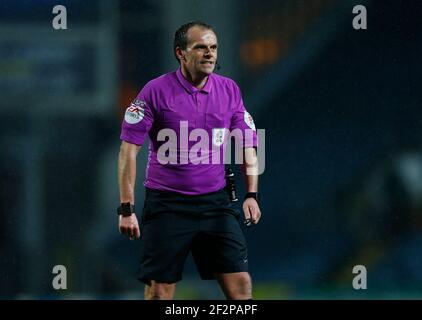 Ewood Park, Blackburn, Lancashire, Großbritannien. März 2021, 12th. English Football League Championship Football, Blackburn Rovers versus Brentford; Schiedsrichter Geoff Eltringham Kredit: Action Plus Sports/Alamy Live News Stockfoto