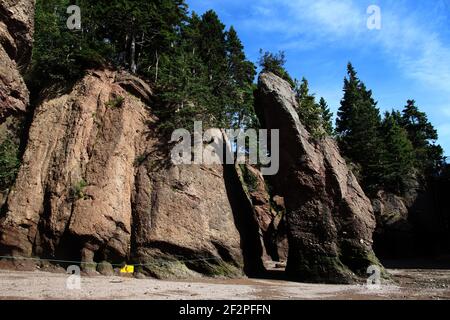 The Hopewell Rocks, Albert County, New Brunswick, Kanada Stockfoto