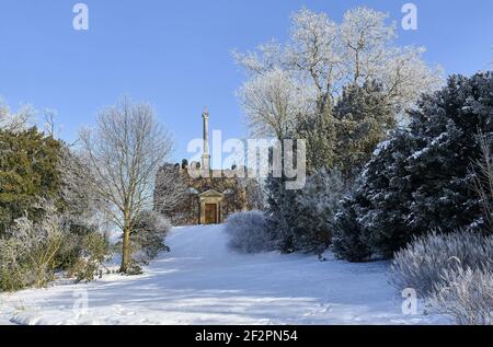 Denkmal im Wörlitzer Park, Wörlitz, Sachsen-Anhalt, Deutschland Stockfoto