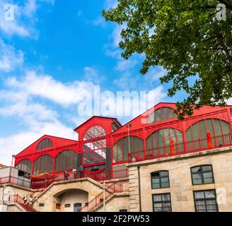 Mercado Ferreira Borges in Porto, Portugal Stockfoto