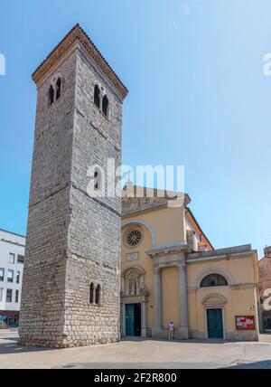Kirche Mariä Himmelfahrt in Rijeka, Kroatien Stockfoto
